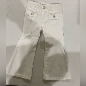 Baby Gap favorite flare white jeans size 2 years